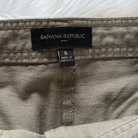 Banana Republic Factory Green Tapered Utility Surplus Pants - Picture 4 of 7